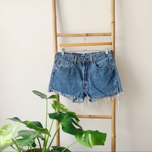 Levi’s 501 Cut Off Denim Jean Shorts